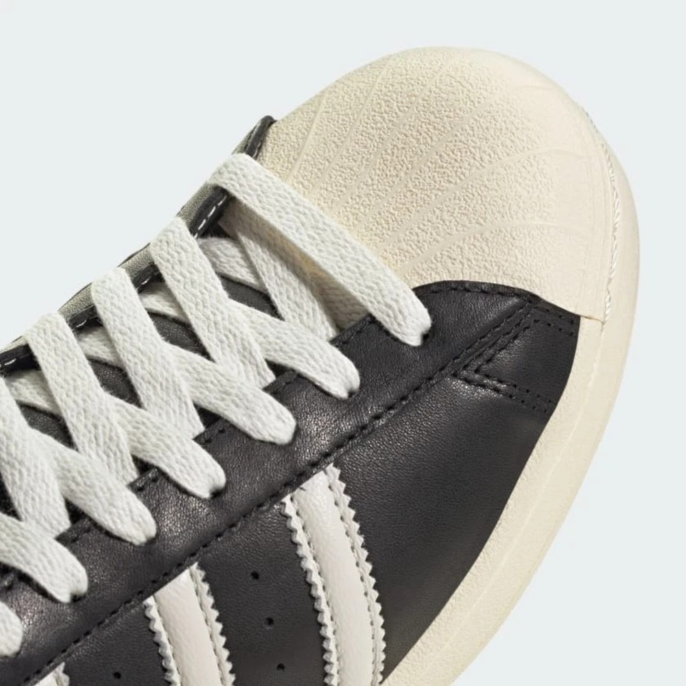 Adidas Superstar Vintage Made in Germany Mens Size 9 Black/White JI3139 NEW - Picture 6 of 7